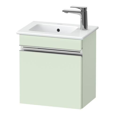 Duravit Meuble sous-lavabo mural Sivida 40x44,3x28,7 cm, T., gauche, vert mat, Gr. chr