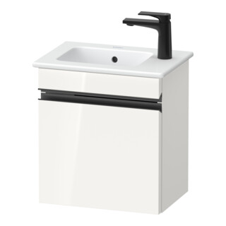Duravit Meuble sous-lavabo mural Sivida 40x44,3x28,7cm, porte, droite, blanc hgl, Gr. sw