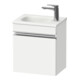 Duravit Meuble sous-lavabo mural Sivida 40x44x29,5 cm, porte, droite, blanc, chrome-1