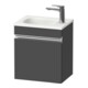 Duravit Meuble sous-lavabo mural Sivida 40x44x29,5 cm, porte, droite, graph ma, Gr. chr-1