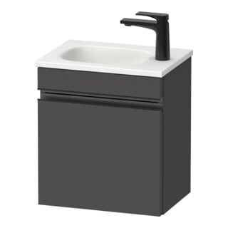 Duravit Meuble sous-lavabo mural Sivida 40x44x29,5 cm, porte, droite, graph ma, Gr. sw