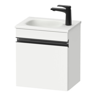 Duravit Meuble sous lavabo mural Sivida 40x44x29,5 cm, porte, g, blanc mat, taille s