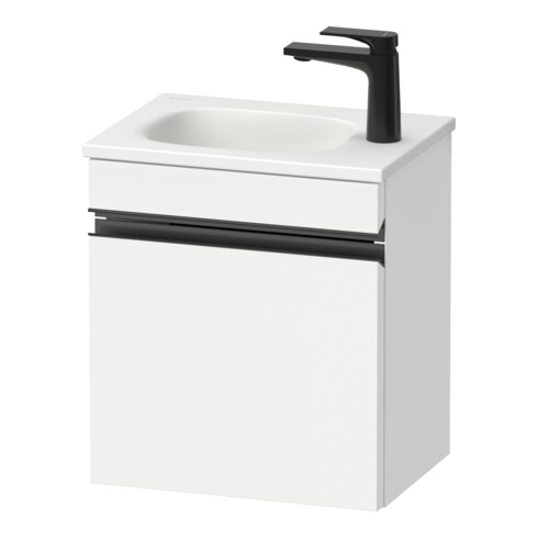 Duravit Meuble sous lavabo mural Sivida 40x44x29,5 cm, porte, g, blanc mat, taille s