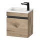 Duravit Meuble sous-lavabo mural Sivida 40x44x29,5 cm, porte, gauche, blanc œuf, taille S-1