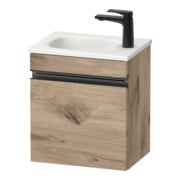 Duravit Meuble sous-lavabo mural Sivida 40x44x29,5 cm, porte, gauche, blanc œuf, taille S