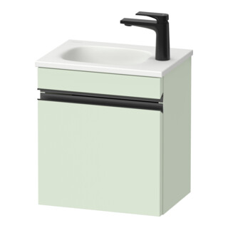 Duravit Meuble sous-lavabo mural Sivida 40x44x29,5 cm, porte, gauche, vert ma, Gr. sw