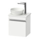 Duravit Meuble sous lavabo mural Sivida 40x44x32,5 cm, porte, chromé, droite, blanc mat-1