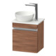 Duravit Meuble sous lavabo mural Sivida 40x44x32,5 cm, porte, G chr, D, Noyer Nat-1