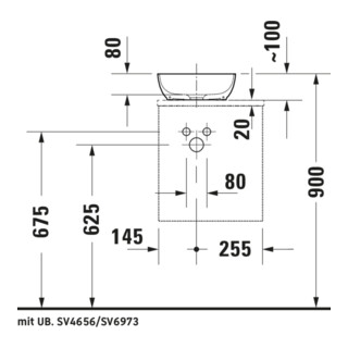 Duravit Meuble sous lavabo mural Sivida 40x44x32,5 cm, porte, vert mat, droite, petit modèle