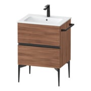 Duravit Meuble sous-lavabo mural Sivida 61x59,1x47,7cm, 2 tiroirs, N Nat, Gr. sw