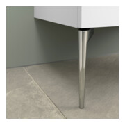 Duravit Meuble sous-lavabo mural Sivida 61x59,2x47,7 cm, 2 tiroirs, blanc mat, chrome-3