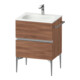 Duravit Meuble sous-lavabo mural Sivida 61x59,2x47,7 cm, 2 tiroirs, N Nat, Gr. chr-1