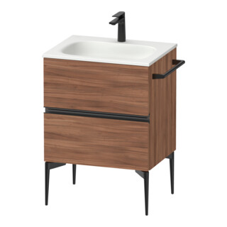 Duravit Meuble sous-lavabo mural Sivida 61x59,2x47,7 cm, 2 tiroirs, N Nat, Gr. sw