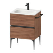 Duravit Meuble sous-lavabo mural Sivida 61x59,2x47,7 cm, 2 tiroirs, N Nat, Gr. sw