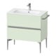 Duravit Meuble sous-lavabo mural Sivida 81x59,1x47,7cm, 2 tiroirs, vert m, G chr-1
