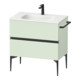 Duravit Meuble sous-lavabo mural Sivida 81x59,2x47,7cm, 2 tiroirs, vert m, Gr. sw-1