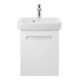 Duravit Meuble sous lavabo No. 1 39x34,6x47,8 cm, 1 tiroir, suspendu, tiroir gauche, blanc mat-3