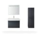 Duravit Meuble sous lavabo No. 1 74x42,6x47,8cm, gris, 1 tiroir, 1 porte, wd-1