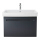 Duravit Meuble sous lavabo No. 1 74x42,6x47,8cm, gris, 1 tiroir, 1 porte, wd-5