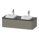 Duravit Meuble sous-lavabo o. ES Happy D.2 Plus 35,4x130 cm, 1 A, BP b, gris pierre mat s-matt-1
