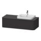 Duravit Meuble sous lavabo o. ES Happy D.2 Plus 35,4x130 cm, 1 tiroir, graph mat, droite-1