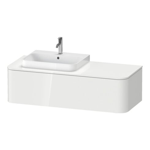 Duravit Meuble sous-lavabo o. ES Happy D.2 Plus 35,4x130 cm, 1 tiroir, taupe mat, milieu