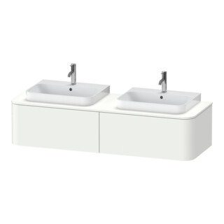 Duravit Meuble sous lavabo o. ES Happy D.2 Plus 35,4x160cm, 1 tiroir, BP b, blanc supermat