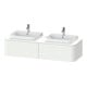 Duravit Meuble sous lavabo o. ES Happy D.2 Plus 35,4x160cm, 1 tiroir, BP b, blanc supermat-1