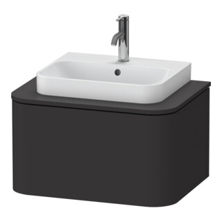 Duravit Meuble sous lavabo o. ES Happy D.2 Plus 35,4x65 cm, 1 tiroir, graphite super mat