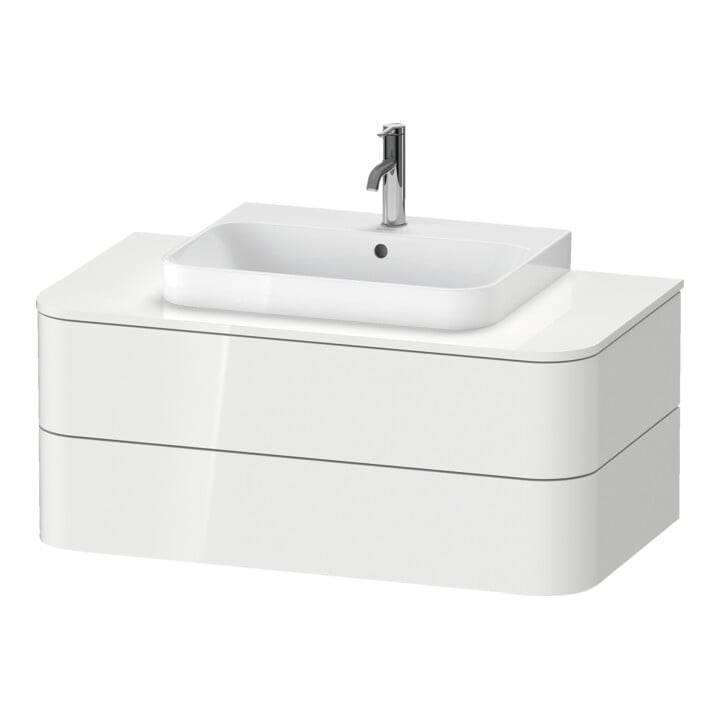 Duravit Meuble sous lavabo o. ES Happy D.2 Plus 40,8x100x55cm, 2 tiroirs, bleu satin