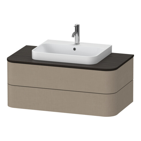 Duravit Meuble sous lavabo o. ES Happy D.2 Plus 40,8x100x55cm, 2 tiroirs, lin