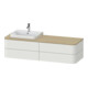 Duravit Meuble sous-lavabo o. ES Happy D.2 Plus 40,8x160 cm, 4 tiroirs, BP l, Nord we. s-mat-1