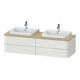 Duravit Meuble sous-lavabo o. ES Happy D.2 Plus 40,8x160cm, 4 SBK, BP b, Nord blanc s-mat-1