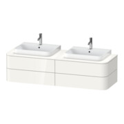 Duravit Meuble sous lavabo o. ES Happy D.2 Plus 40,8x160cm, 4 tiroirs, BP blanc brillant