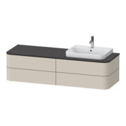 Duravit Meuble sous lavabo o. ES Happy D.2 Plus 40,8x160cm, 4 tiroirs, BP d, Tau mat