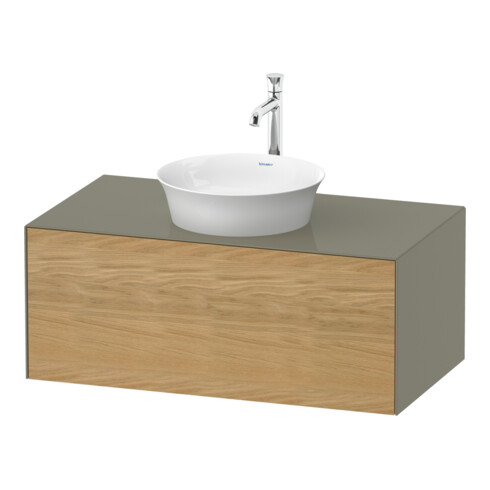 Duravit Meuble sous lavabo o. ES White Tulip 40,8x100x55,1 A, Ei Nat mas/steing hgl