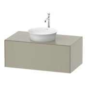 Duravit Meuble sous-lavabo o. ES White Tulip 40,8x100x55 cm, 1 tiroir, taupe satinée