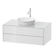 Duravit Meuble sous-lavabo o. ES White Tulip 40,8x100x55 cm, 2 tiroirs, blanc brillant-1