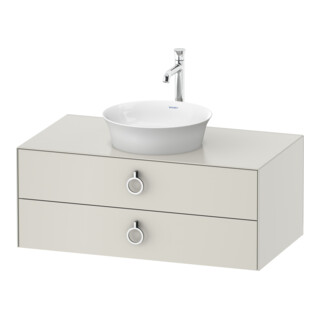 Duravit Meuble sous-lavabo o. ES White Tulip 40,8x80x55, 2 SBK, avec G, blanc nord mat