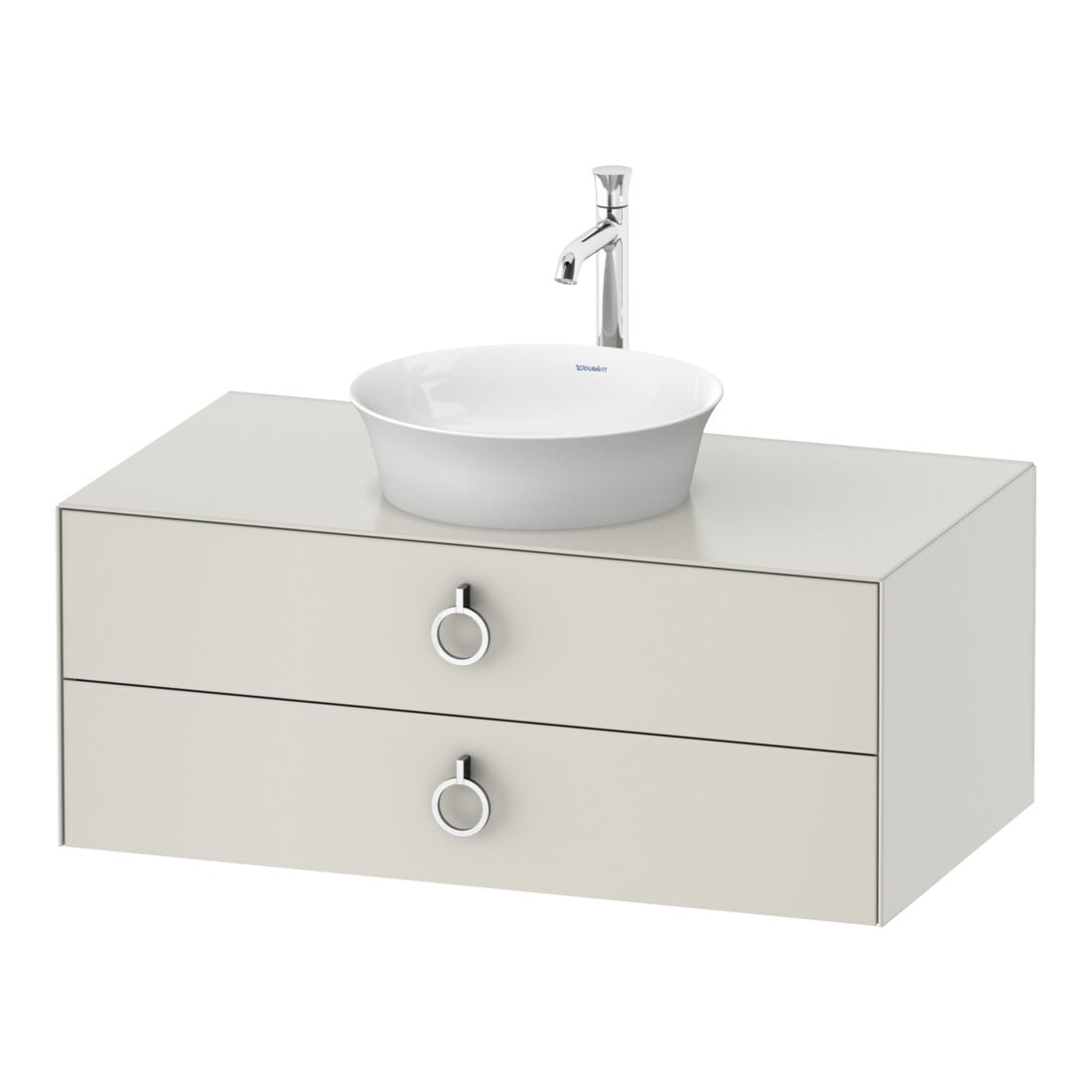 Duravit Meuble sous-lavabo o. ES White Tulip 40,8x80x55, 2 SBK, avec G, blanc nord mat
