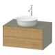 Duravit Meuble sous lavabo o. ES White Tulip 40,8x80x55, 2 SBK, E Nat mas/steing hgl-1