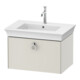 Duravit Meuble sous lavabo o. ES White Tulip 41x68,4x45,8 cm, 1 porte, blanc mat nordique s-matt-1