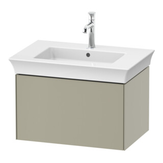 Duravit Meuble sous-lavabo o. ES White Tulip 41x68,4x45,8 cm, 1 tiroir, Taupe satinée