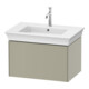 Duravit Meuble sous-lavabo o. ES White Tulip 41x68,4x45,8 cm, 1 tiroir, Taupe satinée-1