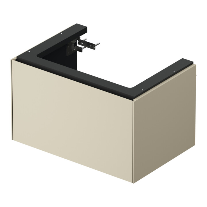 Duravit Meuble sous-lavabo o. ES White Tulip 41x68,4x45,8 cm, 1 tiroir, Taupe satinée