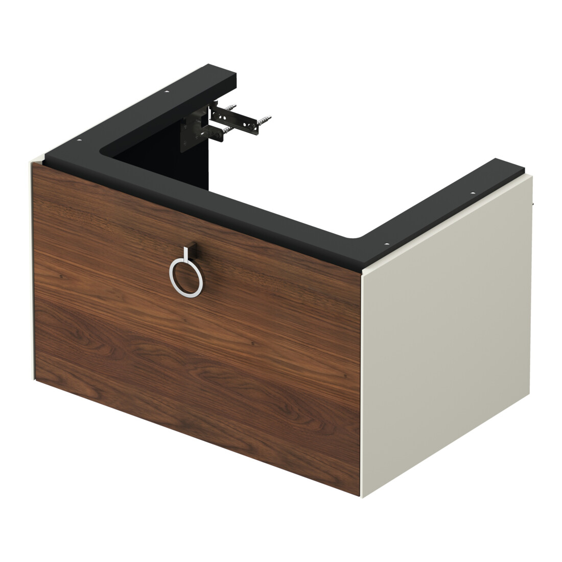 Duravit Meuble sous lavabo o. ES White Tulip 41x68,4x45,8 cm, 1 tiroir, US N no w m