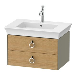 Duravit Meuble sous lavabo o. ES White Tulip 41x68,4x45,8 cm, 2 tiroirs, E N StG hgl