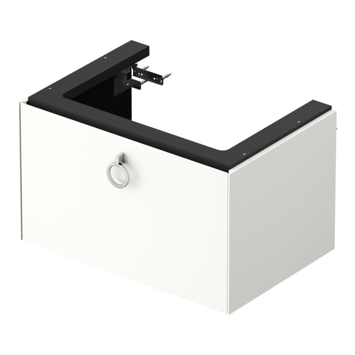 Duravit Meuble sous lavabo o. ES White Tulip 41x68,4x45,8cm, 1 tiroir, blanc mat