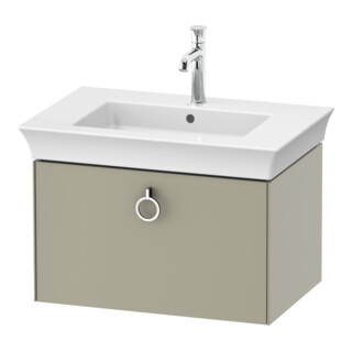 Duravit Meuble sous-lavabo o. ES White Tulip 41x68,4x45,8cm, 1 tiroir, Tau satinée
