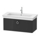Duravit Meuble sous-lavabo o. ES White Tulip 41x98,4x45,8 cm, 1 tiroir, graph hgl-1